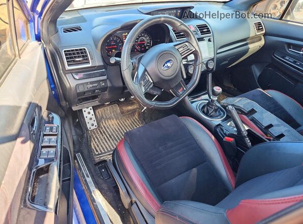 JF1VA2R69K9816764 2019 SUBARU WRX Blue Widok deski rozdzielczej