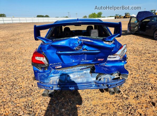 JF1VA2R69K9816764 2019 SUBARU WRX Blue Widok z tyłu