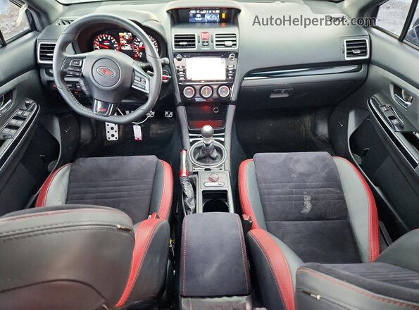 JF1VA2W64M9821829 2021 SUBARU WRX Black Առջևի վահանակի տեսք