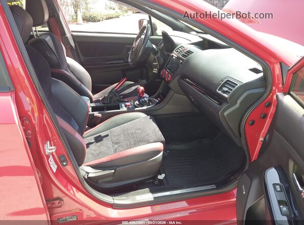 JF1VA2Y62K9822018 2019 SUBARU WRX STI Красный Вид салона спереди