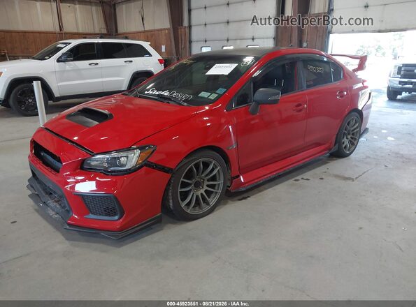JF1VA2Y62K9822018 2019 SUBARU WRX STI Красный Передняя левая четверть