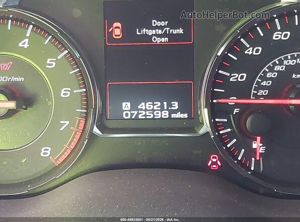 JF1VA2Y62K9822018 2019 SUBARU WRX STI Красный 