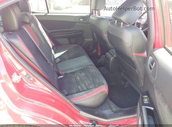 JF1VA2Y62K9822018 2019 SUBARU WRX STI Красный Вид наклейки с VIN-кодом