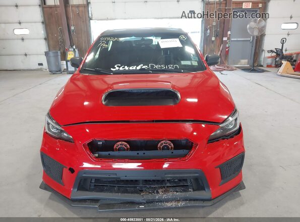 JF1VA2Y62K9822018 2019 SUBARU WRX STI Красный Вид щитка приборов
