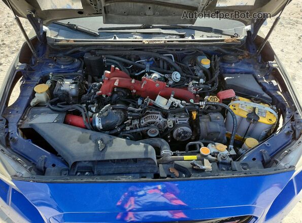 JF1VA2Z60H9818833 2017 SUBARU WRX Blue Вид задньої частини салону