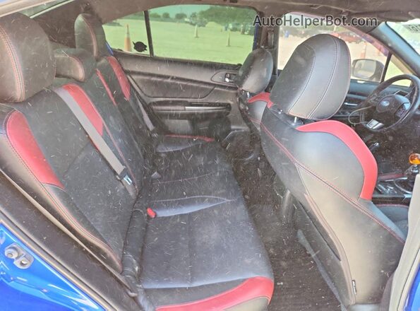 JF1VA2Z60H9818833 2017 SUBARU WRX Blue Вид задніх сидінь