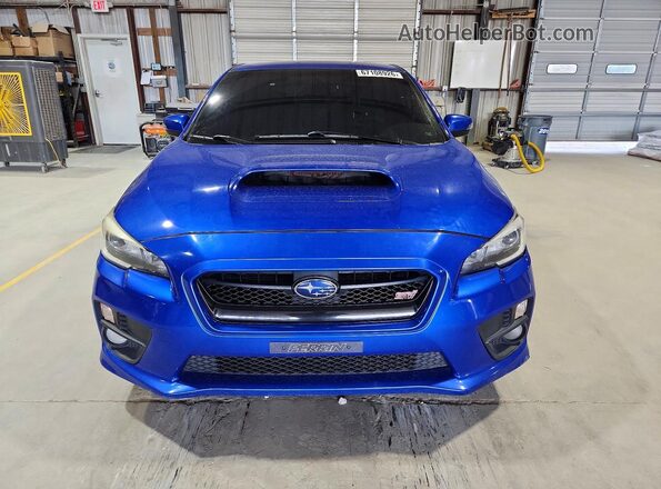 JF1VA2Z60H9834725 2017 SUBARU WRX Blue Widok komory silnika