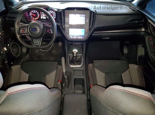 JF1VBAA61N9016046 2022 SUBARU WRX Black Вид панелі приладів