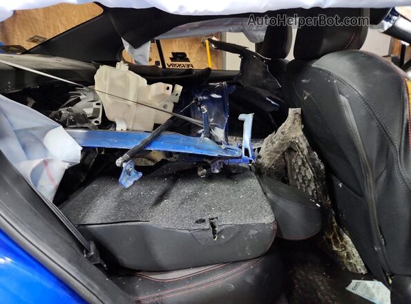 JF1VBAA61N9032313 2022 SUBARU WRX Blue Widok tylnych siedzeń