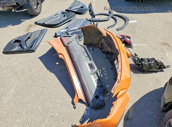 JF1VBAA66P9811676 2023 SUBARU WRX Orange ძრავის განყოფილების ხედი