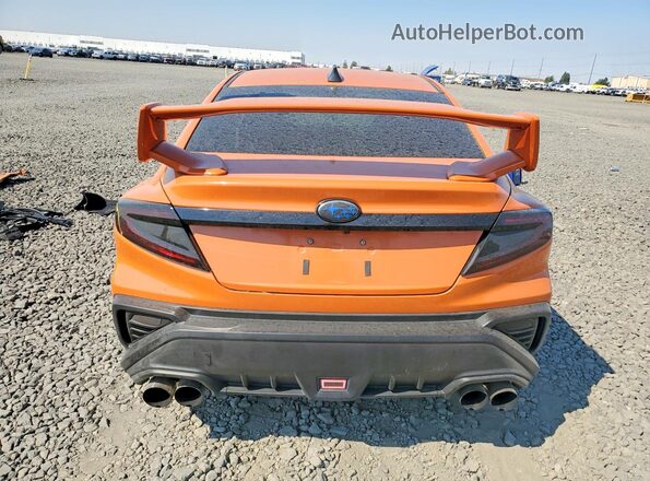 JF1VBAB68N8015741 2022 SUBARU WRX Orange Rear interior view
