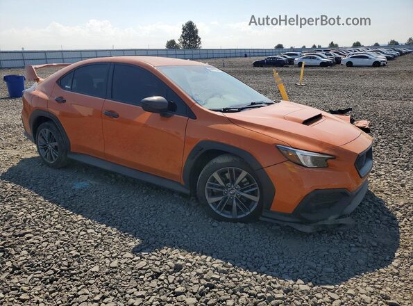 JF1VBAB68N8015741 2022 SUBARU WRX Orange Front interior view