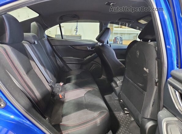 JF1VBAF62P9820156 2023 SUBARU WRX Blue Vista de los asientos traseros