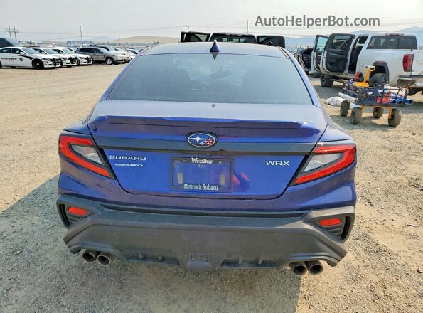 JF1VBAF63N9005445 2022 SUBARU WRX Blue Вид ззаду