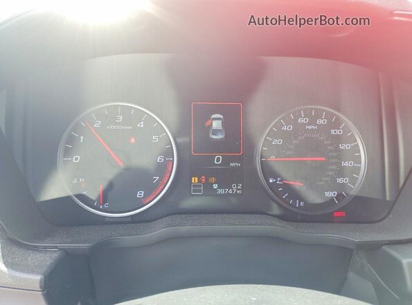 JF1VBAF63P9820702 2023 SUBARU WRX Красный Вид щитка приборов