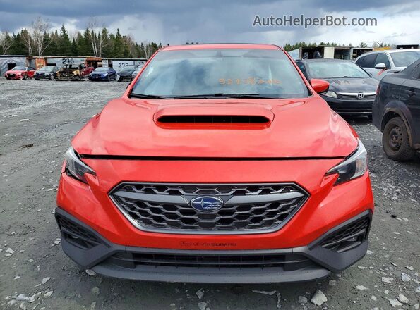 JF1VBAF65N9008427 2022 SUBARU WRX Red Widok z przodu
