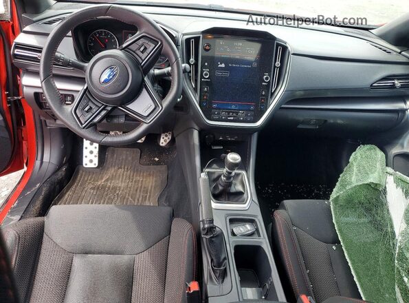 JF1VBAF65N9008427 2022 SUBARU WRX Red Widok deski rozdzielczej