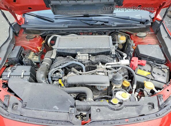 JF1VBAF65N9008427 2022 SUBARU WRX Red Widok wnętrza z tyłu