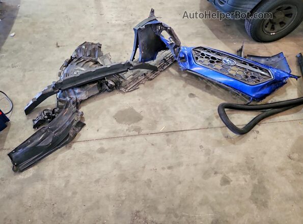 JF1VBAF65N9016396 2022 SUBARU WRX Blue ძრავის განყოფილების ხედი