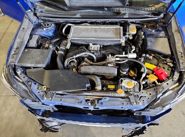 JF1VBAF65N9016396 2022 SUBARU WRX Blue უკანა სალონის ხედი