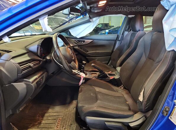 JF1VBAF65N9016396 2022 SUBARU WRX Blue წინა სალონის ხედი