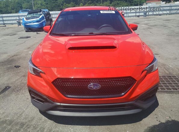JF1VBAF66N9032655 2022 SUBARU WRX Red წინა ხედი