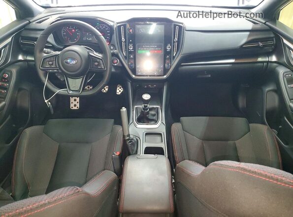 JF1VBAF66P9810911 2023 SUBARU WRX Charcoal Առջևի վահանակի տեսք