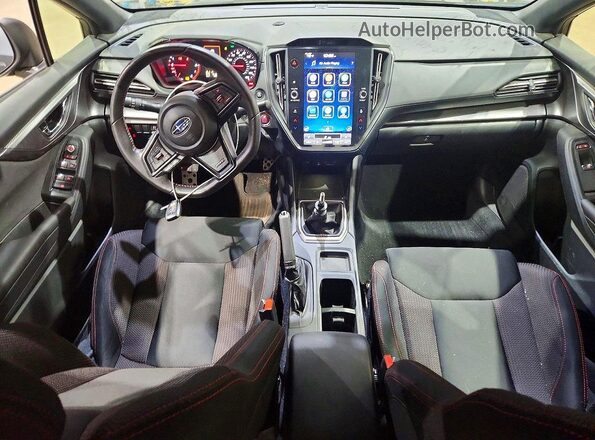 JF1VBAF69N9020869 2022 SUBARU WRX Gray Dashboard view