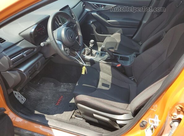 JF1VBAF69P9818677 2023 SUBARU WRX Orange Front interior view