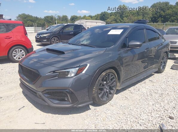 JF1VBAH60R9809897 2024 SUBARU WRX Gray წინა მარცხენა ხედი სამი მეოთხედიდან