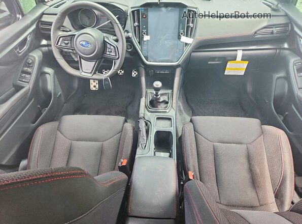 JF1VBAH61S9810255 2025 SUBARU WRX Синий Вид панели приборов