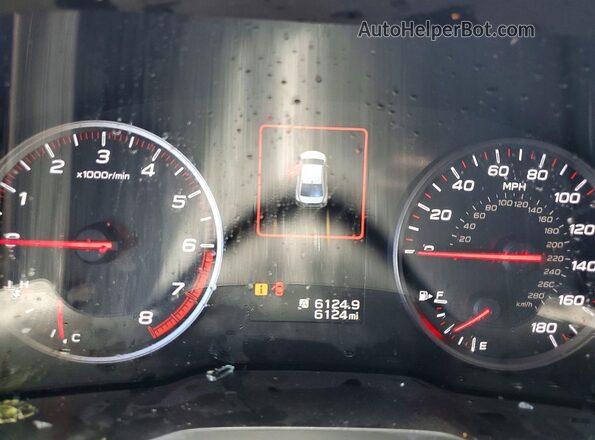 JF1VBAH68S9804341 2025 SUBARU WRX Синий Вид щитка приборов