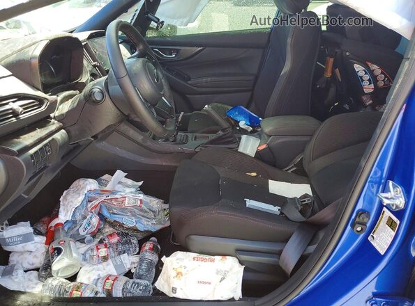 JF1VBAH68S9804341 2025 SUBARU WRX Синий Вид салона спереди