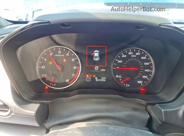 JF1VBAH6XR9819773 2024 SUBARU WRX Blue Սարքավորումների վահանակի տեսք