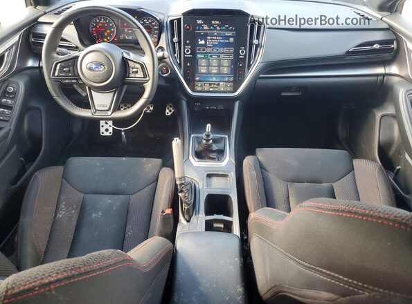 JF1VBAH6XR9819773 2024 SUBARU WRX Blue Առջևի վահանակի տեսք
