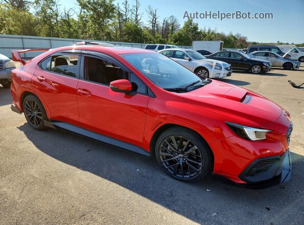 JF1VBAL60N9028203 2022 SUBARU WRX Красный Передняя правая четверть