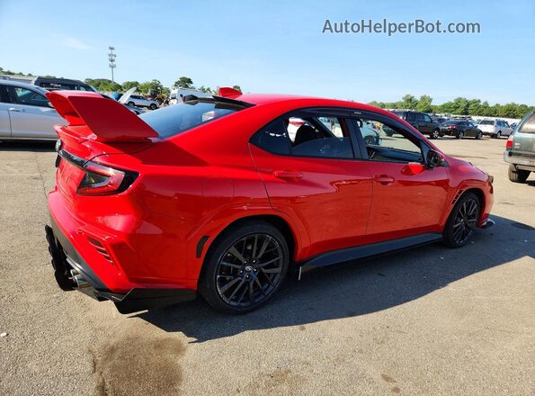 JF1VBAL60N9028203 2022 SUBARU WRX Красный Задняя правая четверть