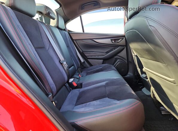 JF1VBAL60N9028203 2022 SUBARU WRX Красный Вид задних сидений