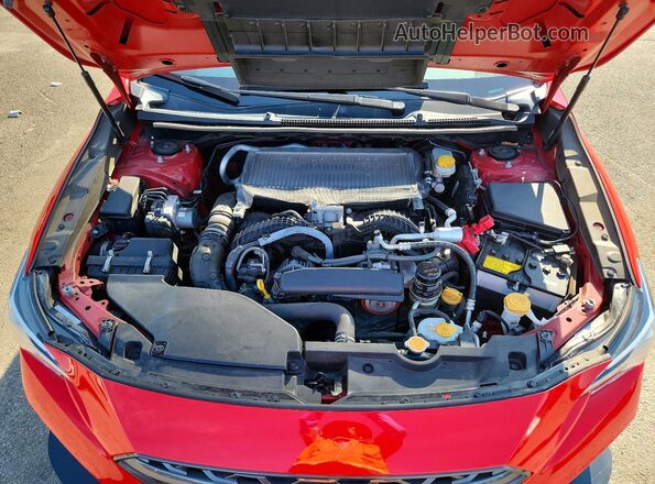 JF1VBAL60N9028203 2022 SUBARU WRX Красный Вид задней части салона