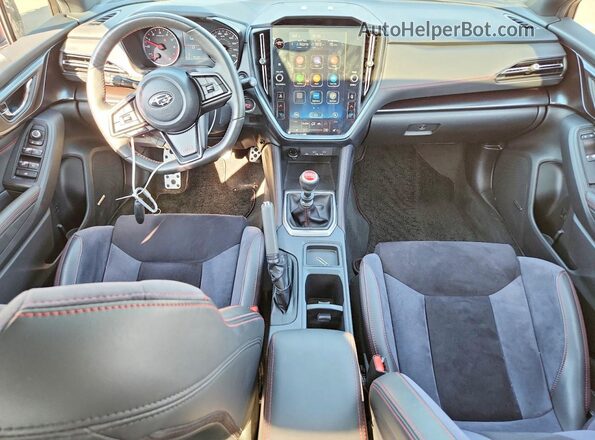 JF1VBAL60N9028203 2022 SUBARU WRX Красный Вид панели приборов