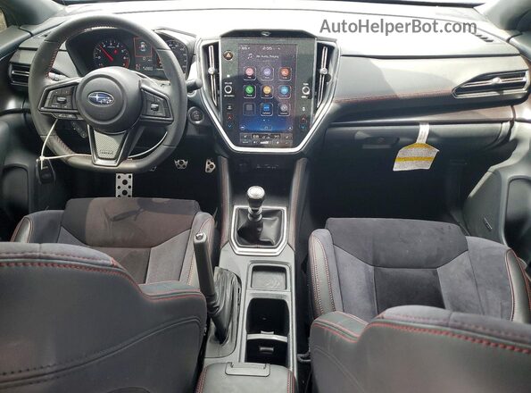 JF1VBAL61P9810156 2023 SUBARU WRX Gray Dashboard view