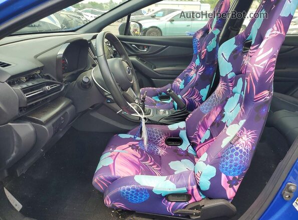 JF1VBAL64P9816310 2023 SUBARU WRX Blue წინა სალონის ხედი