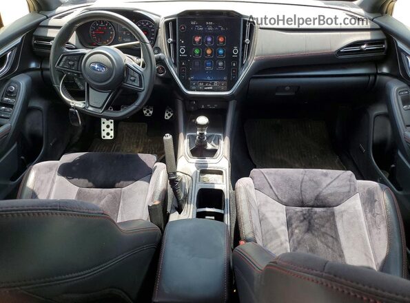 JF1VBAL64P9822320 2023 SUBARU WRX Blue Առջևի վահանակի տեսք
