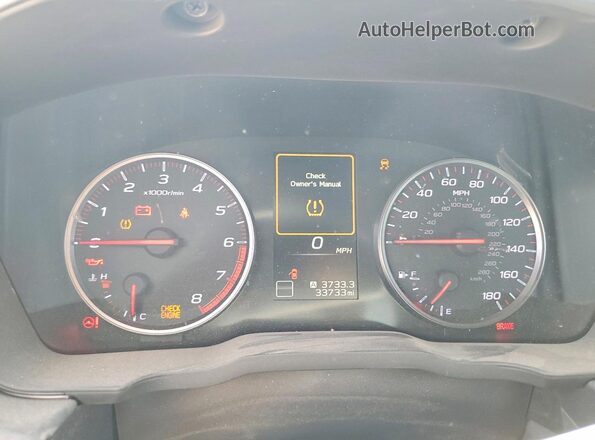 JF1VBAL64P9822320 2023 SUBARU WRX Blue Սարքավորումների վահանակի տեսք