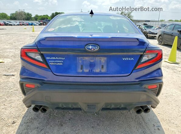 JF1VBAL64P9822320 2023 SUBARU WRX Blue Հետևի տեսք