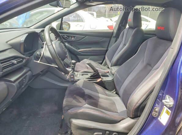 JF1VBAL66P9806457 2023 SUBARU WRX Blue Vista interior delantera