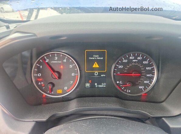JF1VBAL68P9809148 2023 SUBARU WRX Blue Սարքավորումների վահանակի տեսք