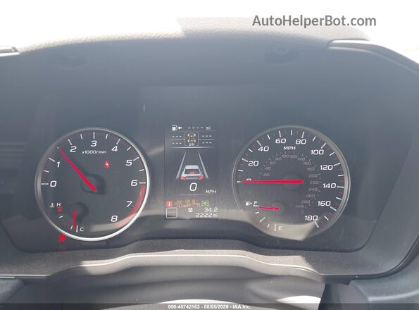 JF1VBAN65S9808822 2025 SUBARU WRX Gray უკანა სავარძლების ხედი