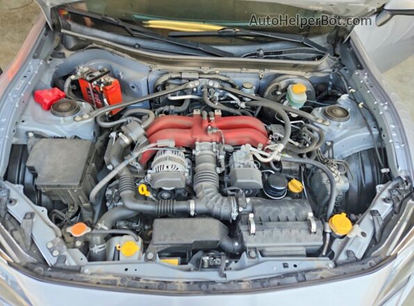 JF1ZCAC10H9605156 2017 SUBARU BRZ Silver Rear interior view