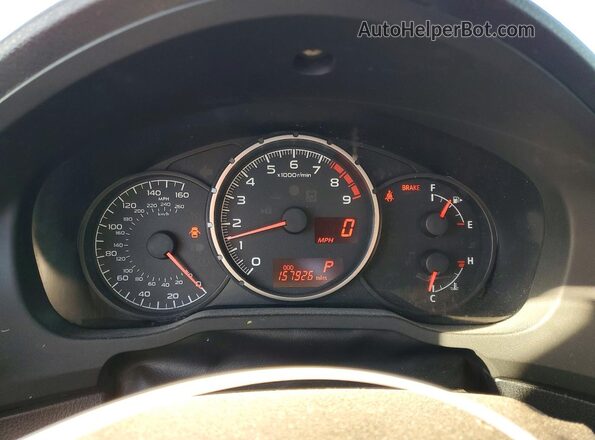 JF1ZCAC12G8604093 2016 SUBARU BRZ Красный Вид щитка приборов